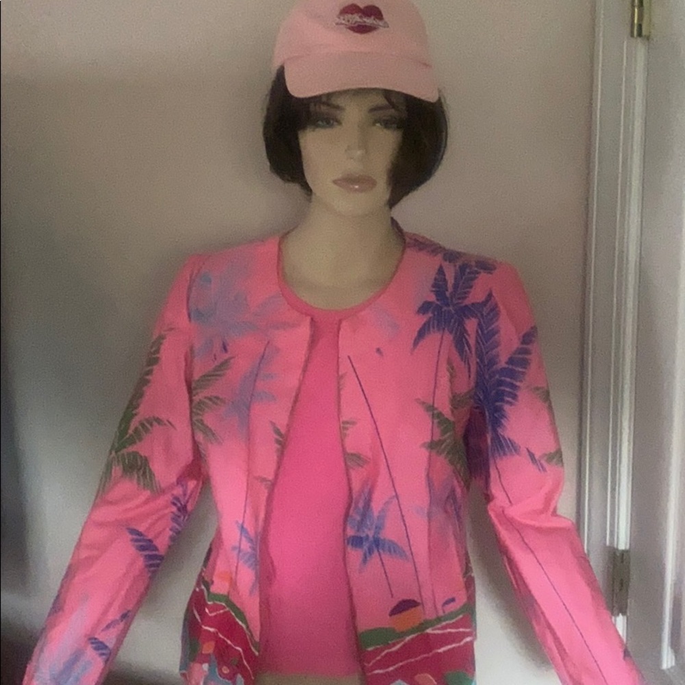 Pink Blazer SZ 10 Kemp & Co. Comes with pink tank
